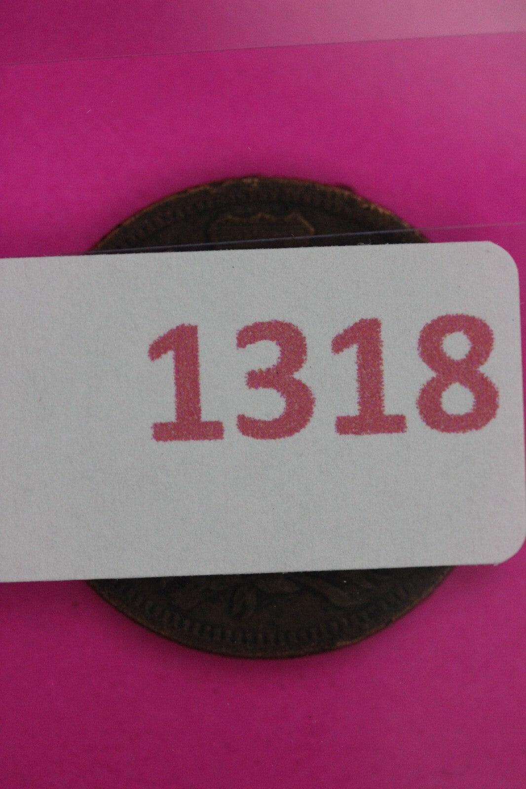 1868 Indian Head Cent Penny Guaranteed Authentic & Genuine Coin Free Ship 1318