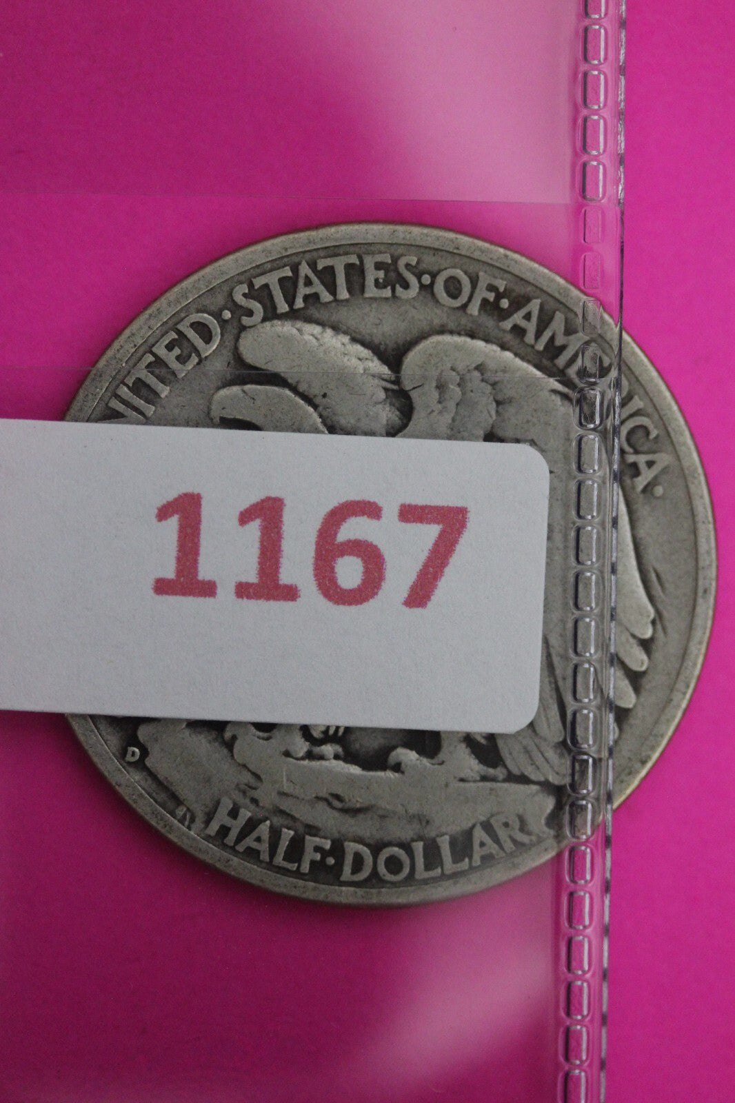 1938 D Walking Liberty Silver Half Dollar Guaranteed Authentic Genuine Coin 1167