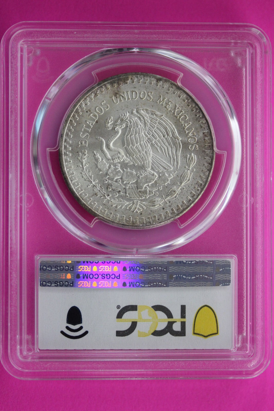 Toned 1983 MS 68 Libertad Mexico 1 OZ Silver Coin PCGS Certified Authentic 228