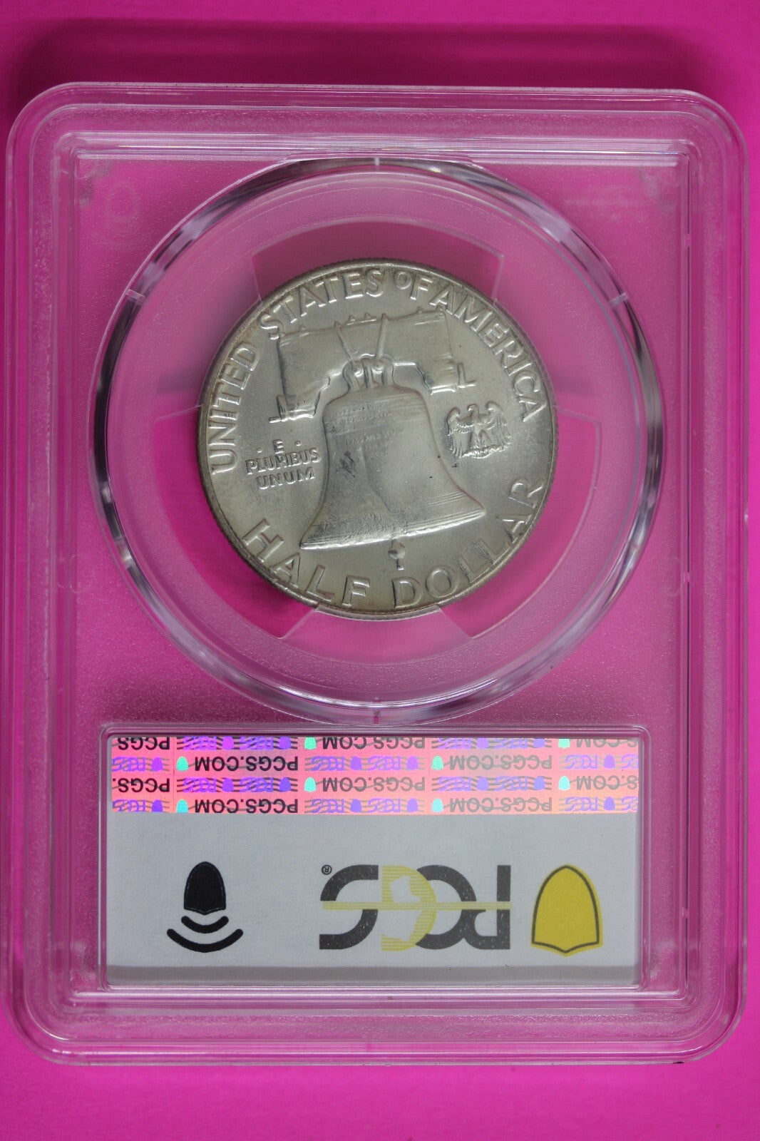 Toned Color 1963 P MS 64 Ben Franklin Half Dollar Trueview Pics PCGS Slab 1518