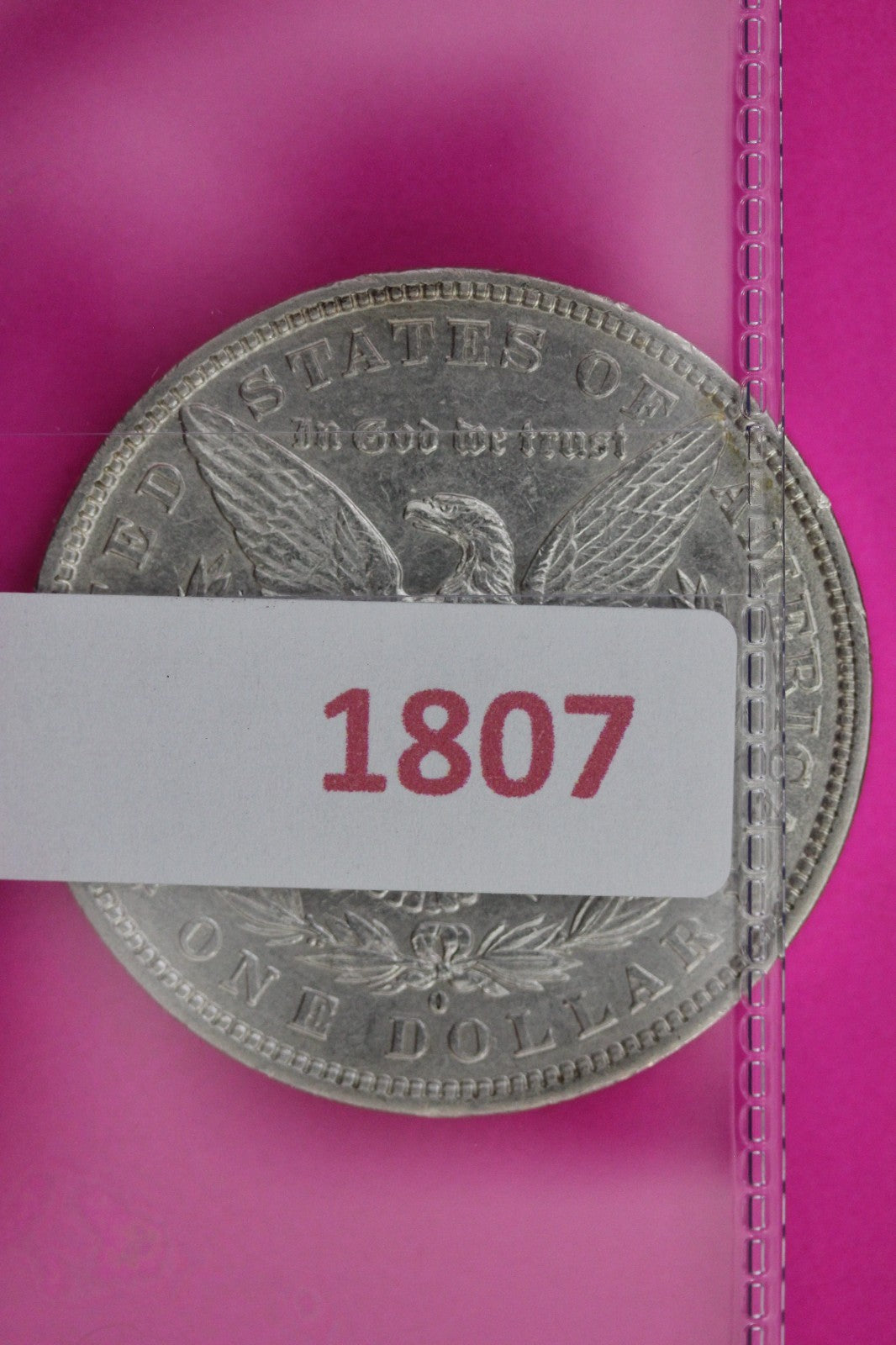 High Grade 1880 O Morgan Liberty Silver Dollar Guaranteed Authentic Coin 1807