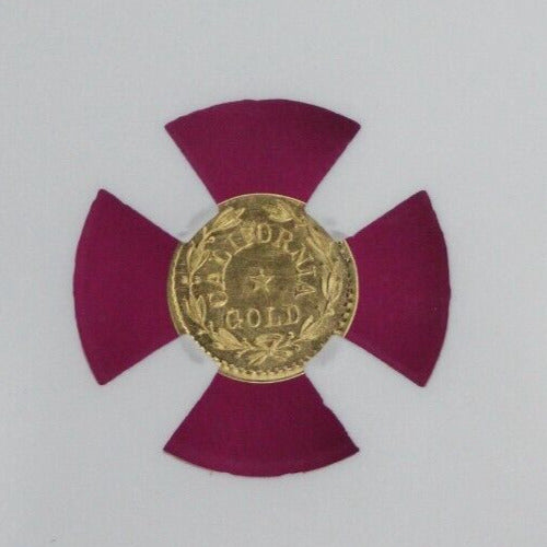 1855 MS 65 California Gold Fractional Token Indian Head Wreath NGC Graded 429