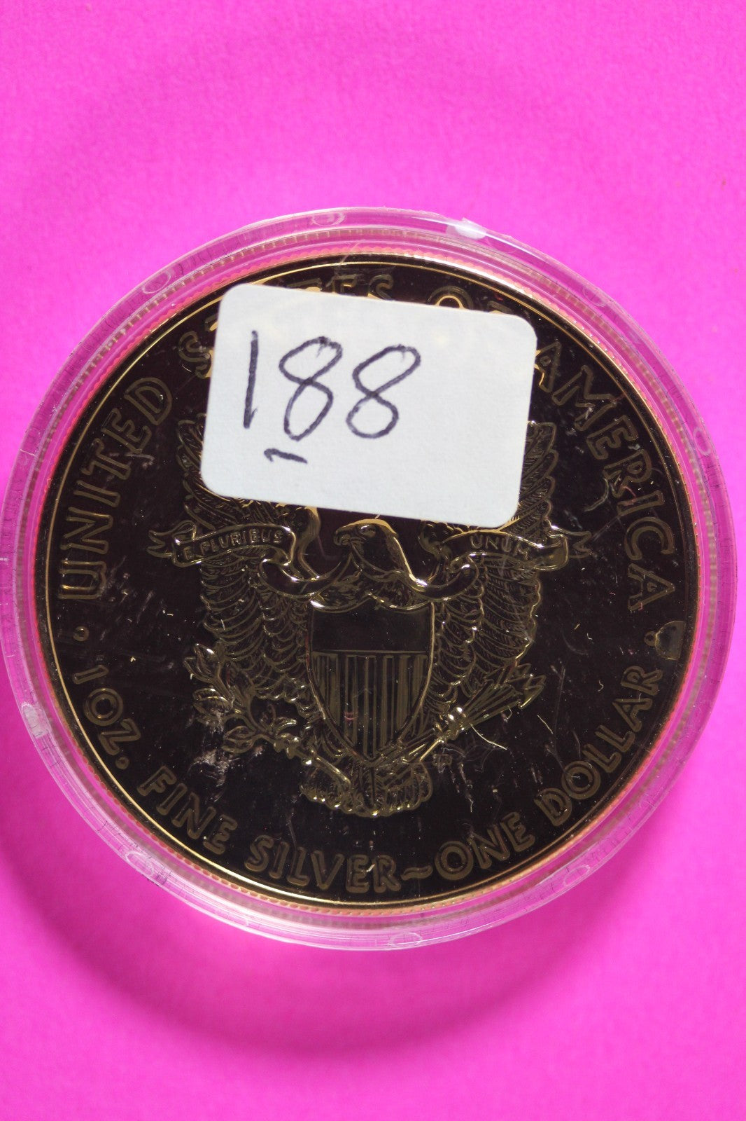 2016 Star Trek Mr Spock Silver Eagle Coin 1 OZ .999 Fine Capsule C188