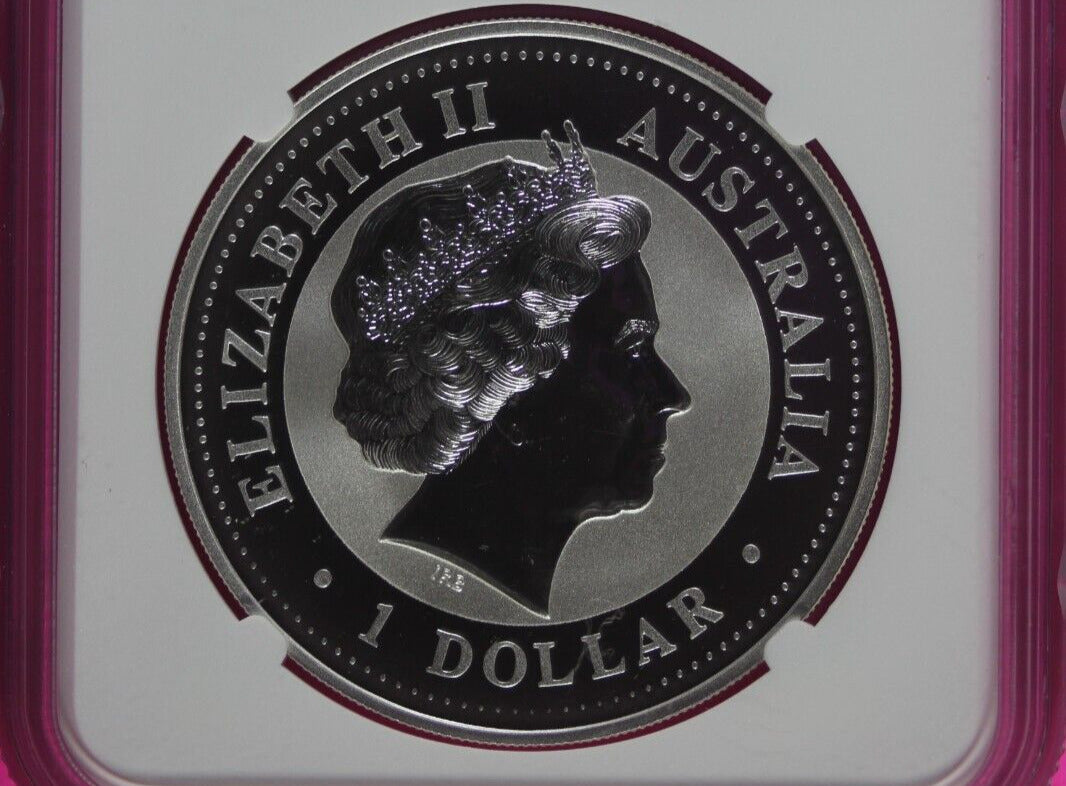 2000 MS 69 Year Of The Dragon Australia Lunar NGC Certified Authentic Slab 886