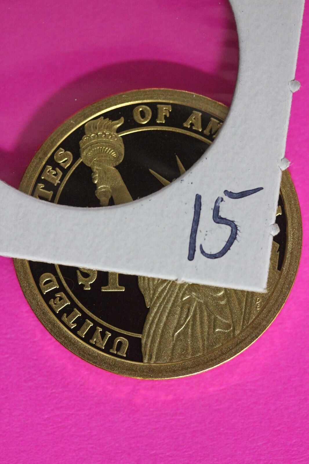 Proof 2012 S Grover Cleveland 1 Presidential Dollar DCAM Exact Coin Shown TOM 15