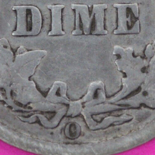 1902 O Barber Liberty Dime Scarce Semi Key Date Silver Coin New Orleans Mint 103
