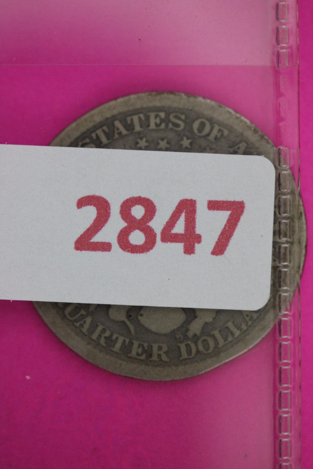 1893 S Barber Liberty Quarter Silver Guaranteed Authentic & Genuine Coin 2847