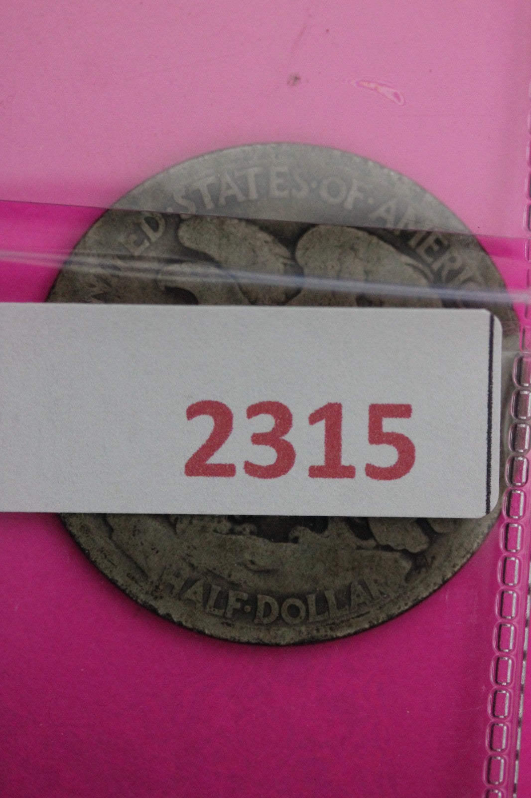 1916 D Walking Liberty Silver Half Dollar Guaranteed Authentic Genuine Coin 2315