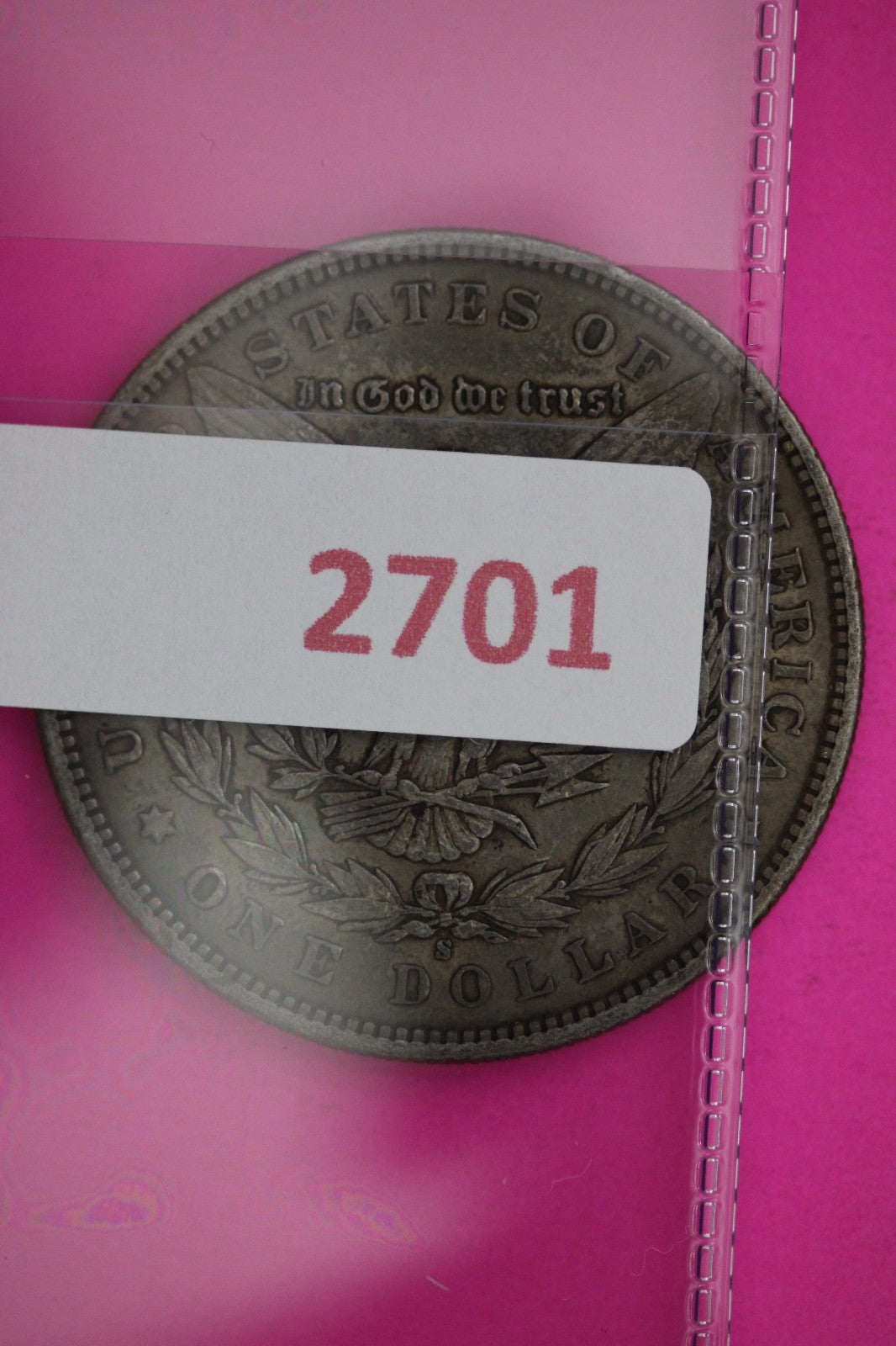 1898 S Morgan Lady Liberty Silver Dollar Guaranteed Authentic & Genuine 2701