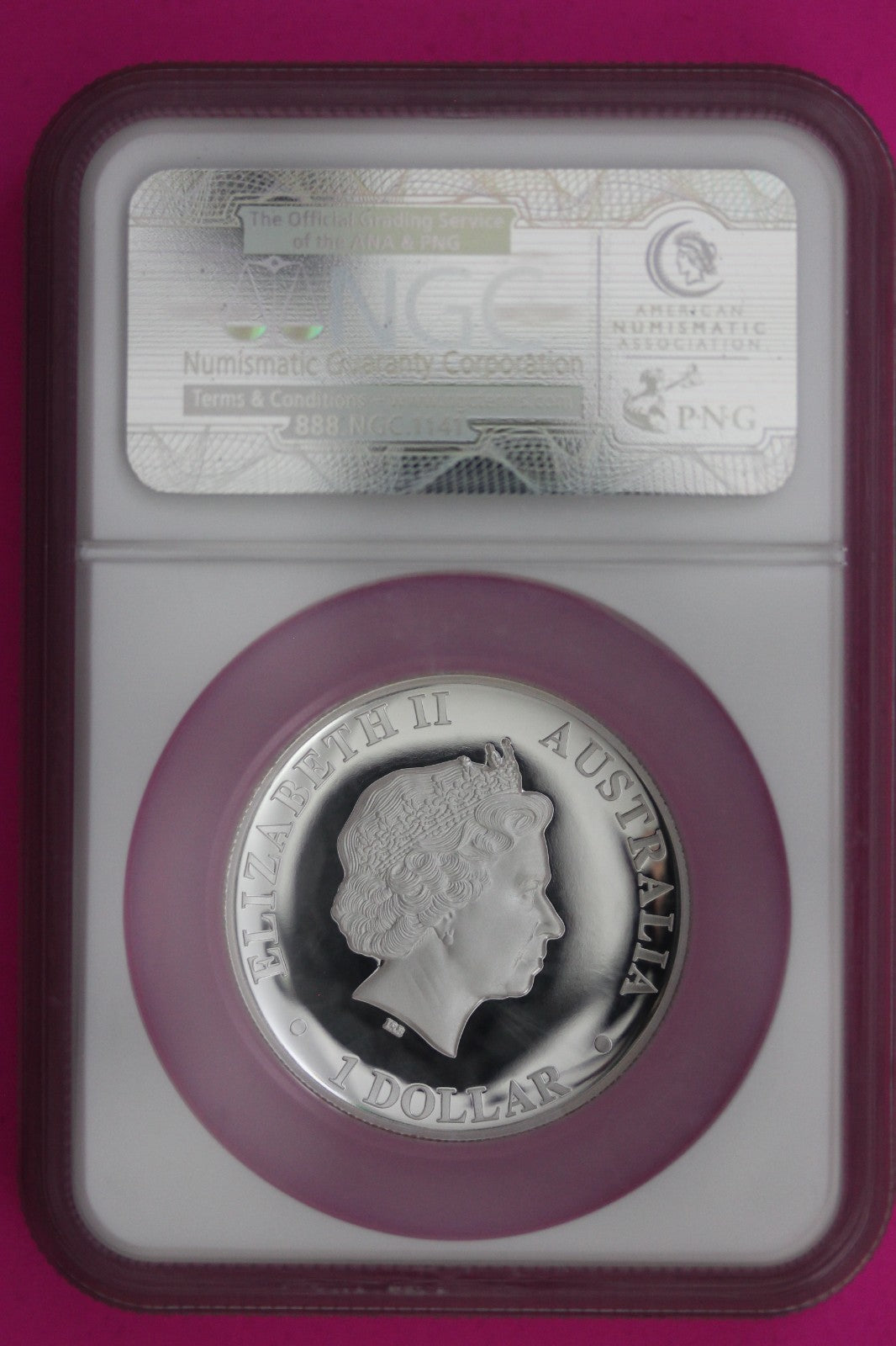 2013 PF 69 High Relief Australia Kookaburra $1 Dollar NGC Certified Graded 6030