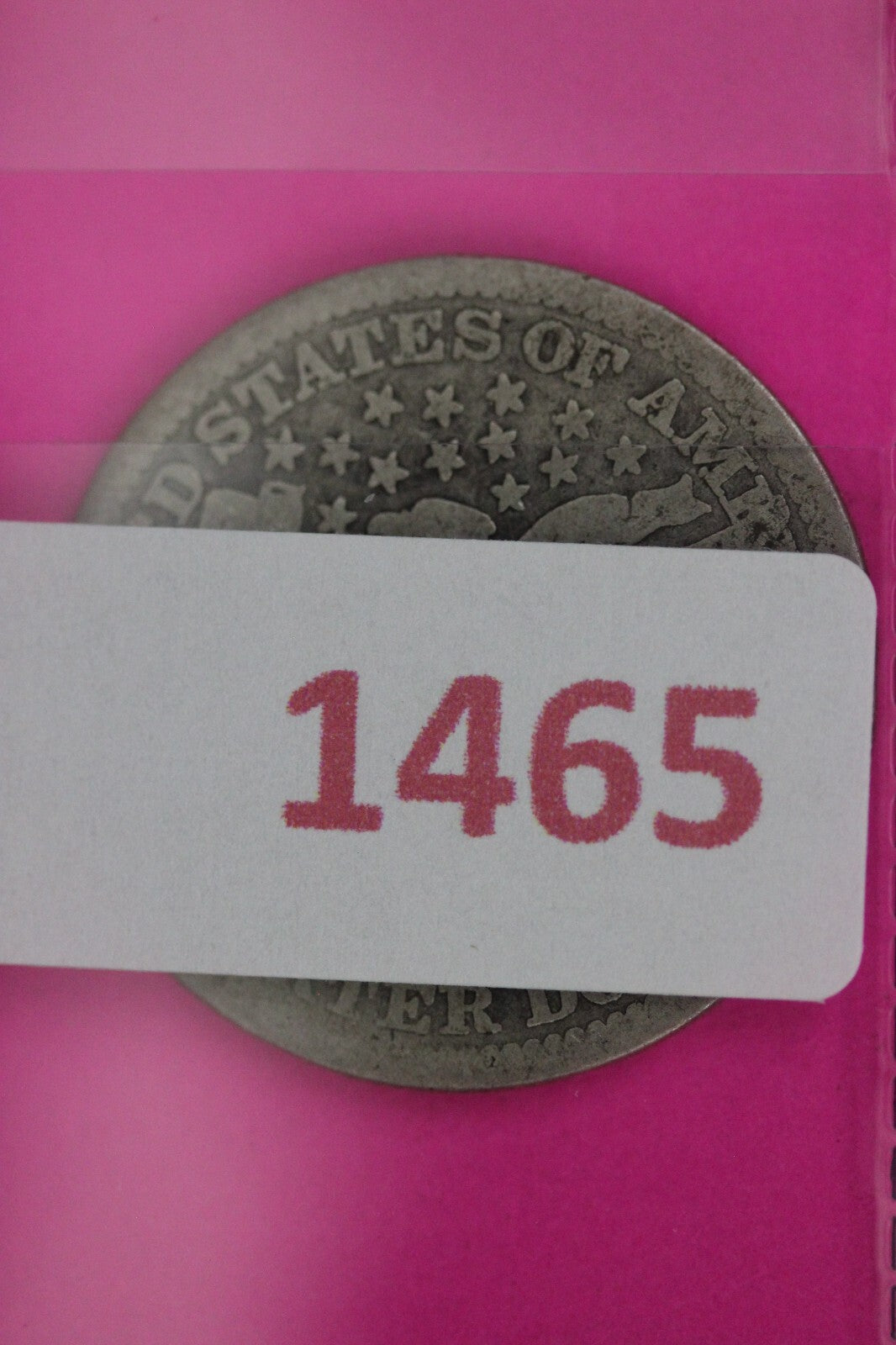 1912 S Barber Liberty Silver Quarter Guaranteed Authentic & Genuine Coin 1465