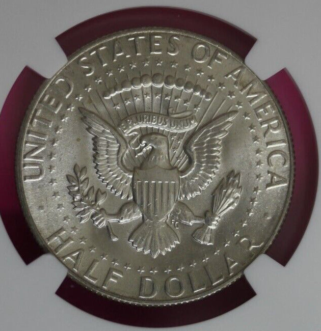 1969 D MS 64 Kennedy Half Dollar NGC Graded Certified Authentic Slab Silver 1382