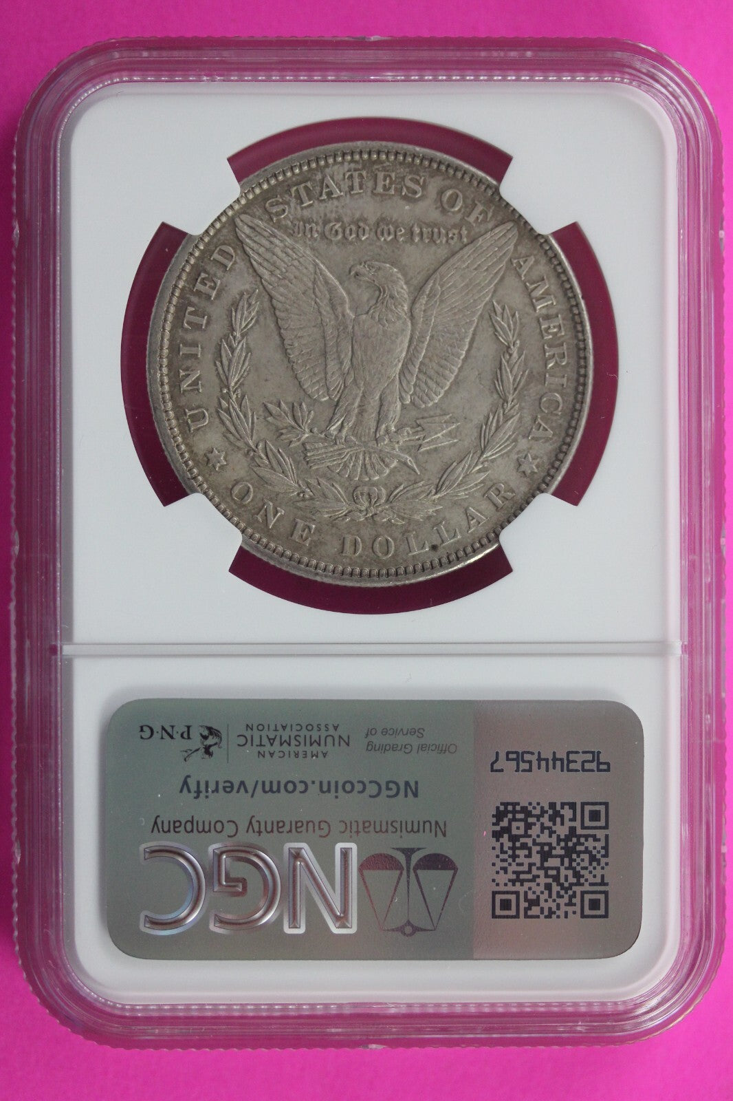 1896 P MS 63 Liberty Morgan Silver Dollar NGC Certified Graded Slab 431