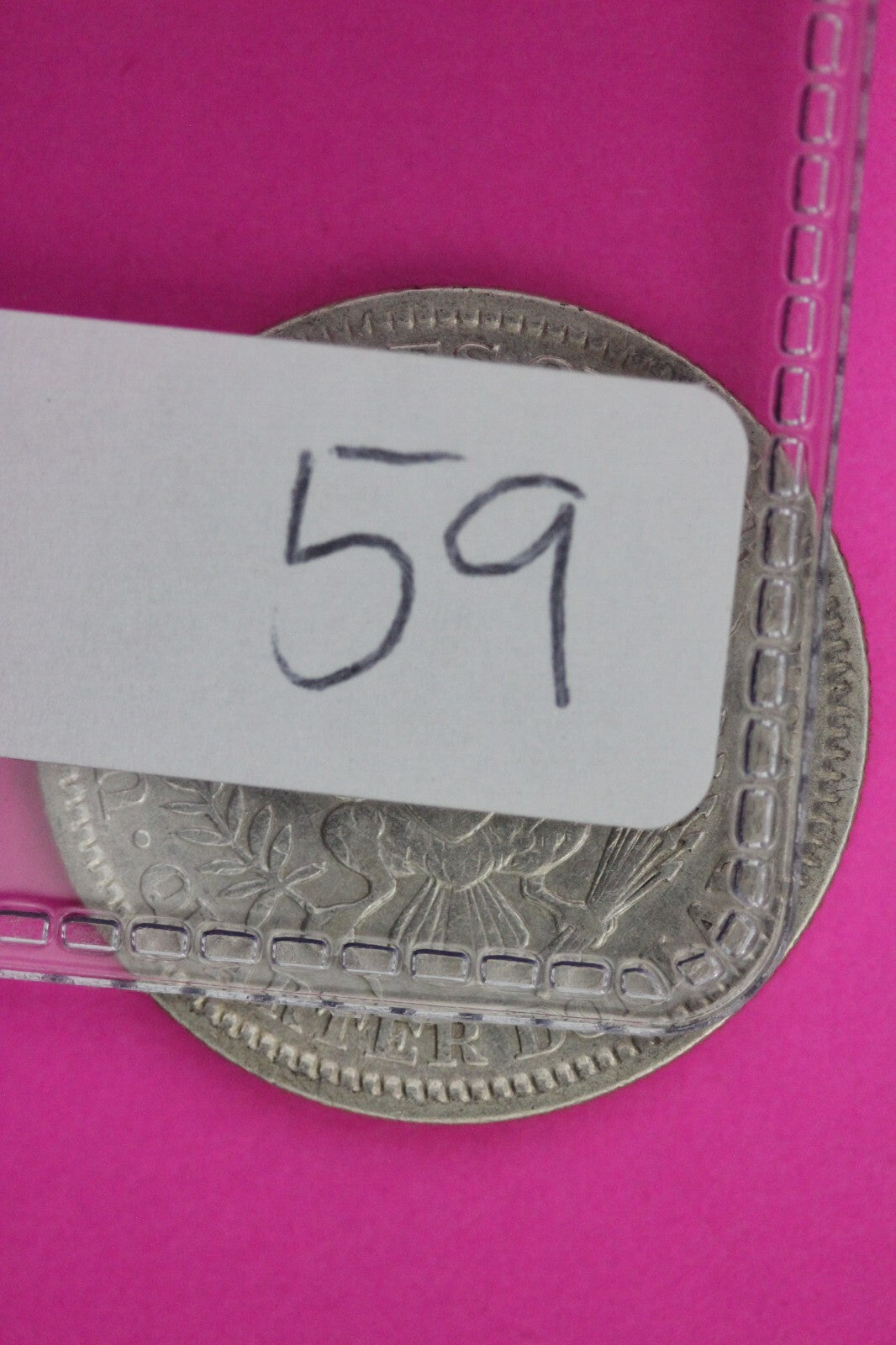1900 P Barber Liberty Silver Quarter Scarce Semi Key Date Philadelphia Mint 59