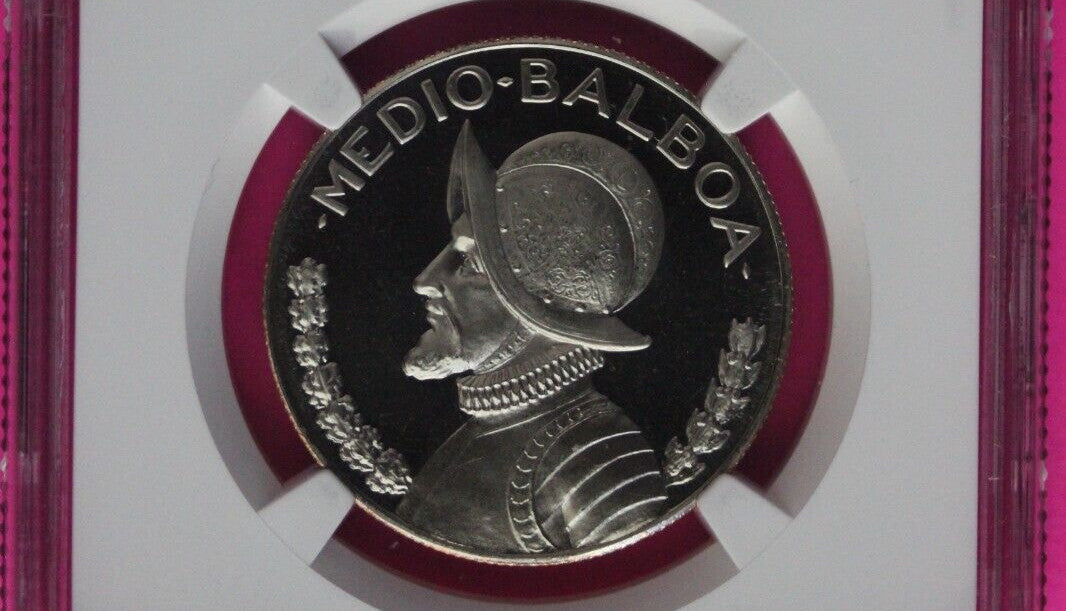 Top Pop 1973 Panama PF 69 Cameo Proof Silver 1/2 Balboa NGC Certified Slab 1034
