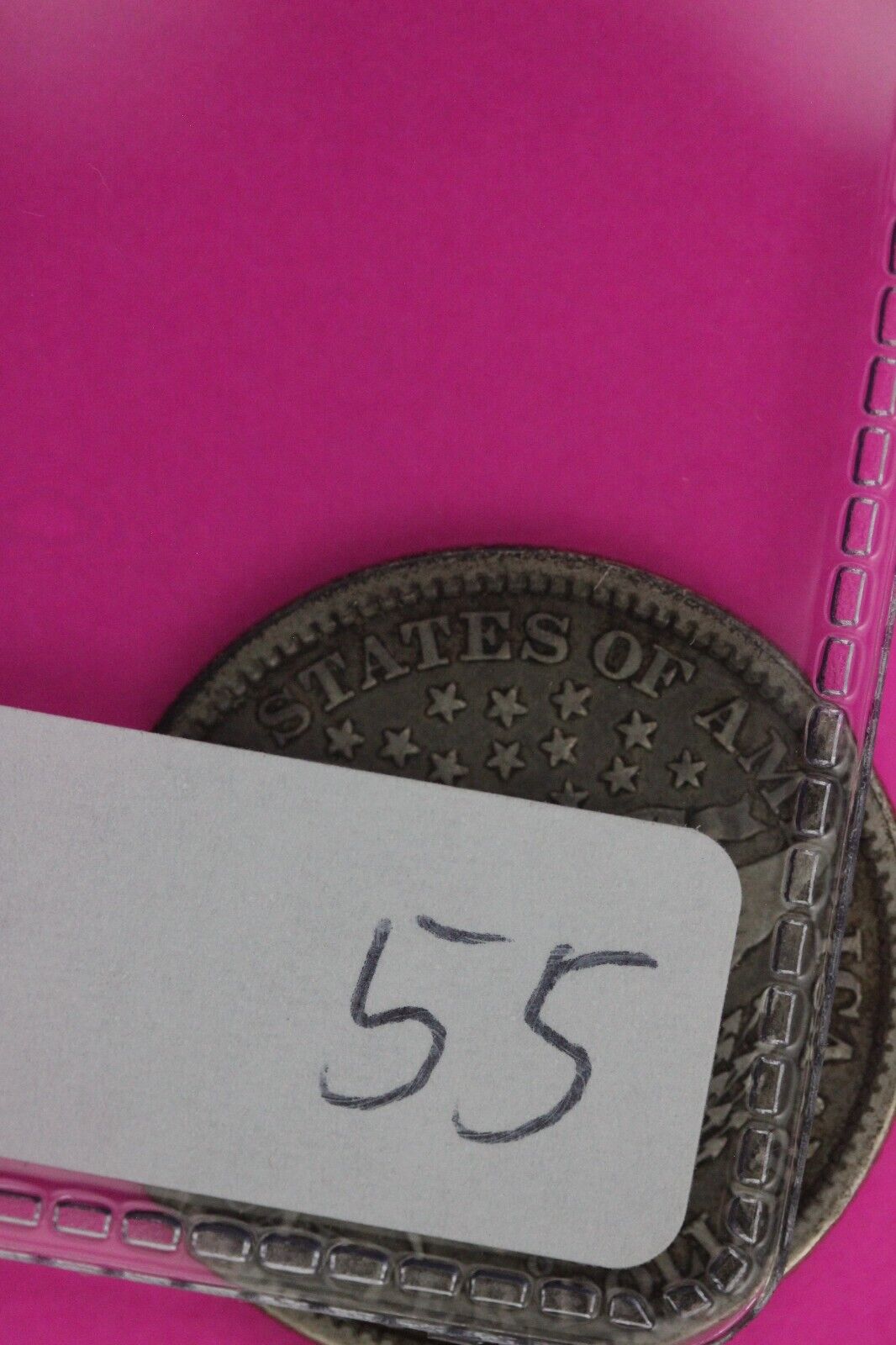 1893 O Barber Liberty Silver Quarter Scarce Semi Key Date New Orleans Mint 55