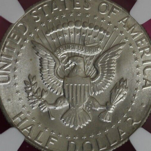 1969 D MS 64 Kennedy Half Dollar NGC Graded Certified Authentic Slab Silver 1382
