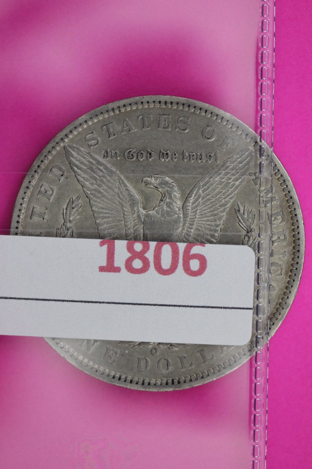 High Grade 1891 O Morgan Liberty Silver Dollar Guaranteed Authentic Coin 1806