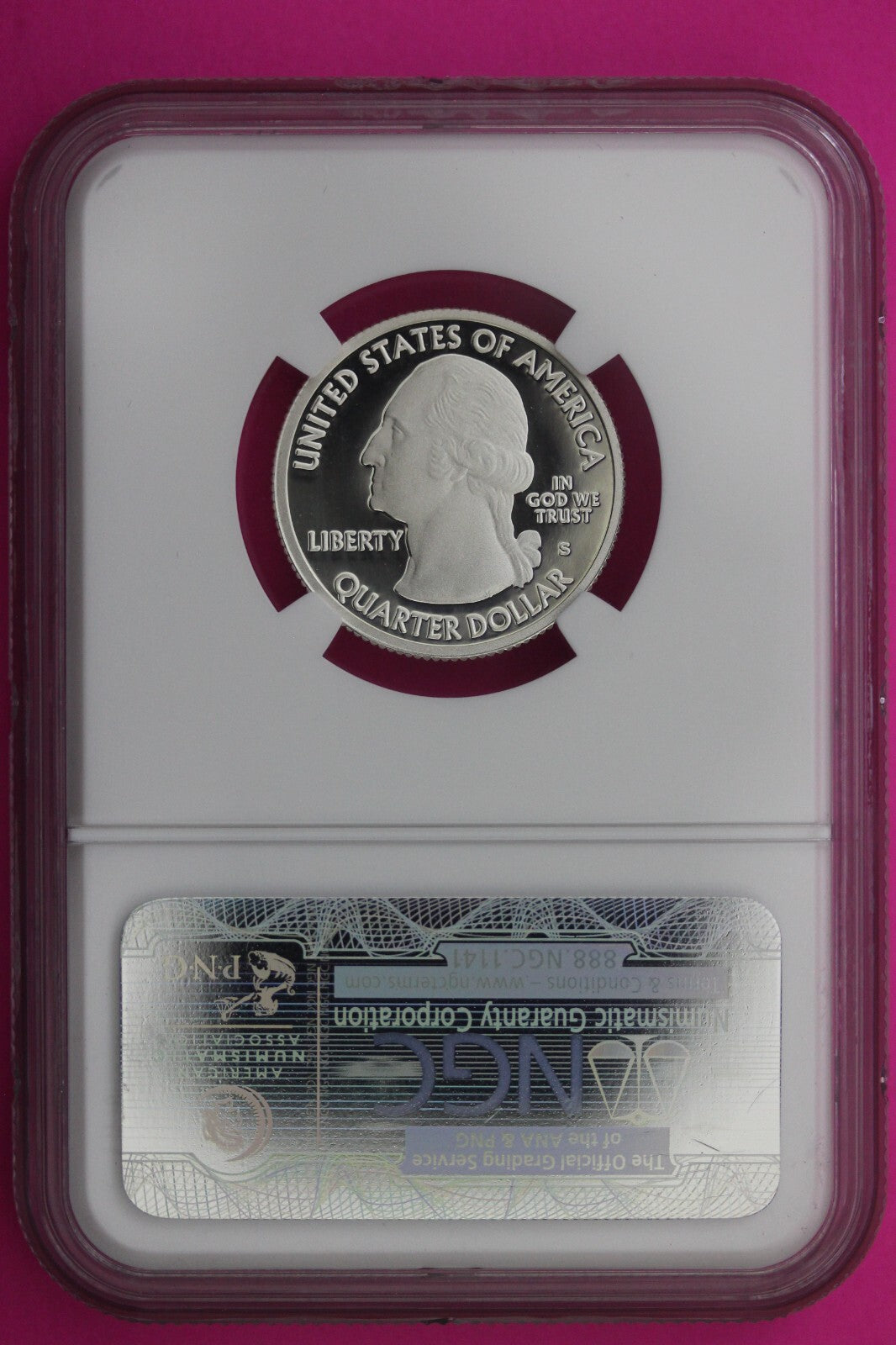 2012 S PF 70 Silver Quarter Chaco National Park NGC Graded Certified Slab 445