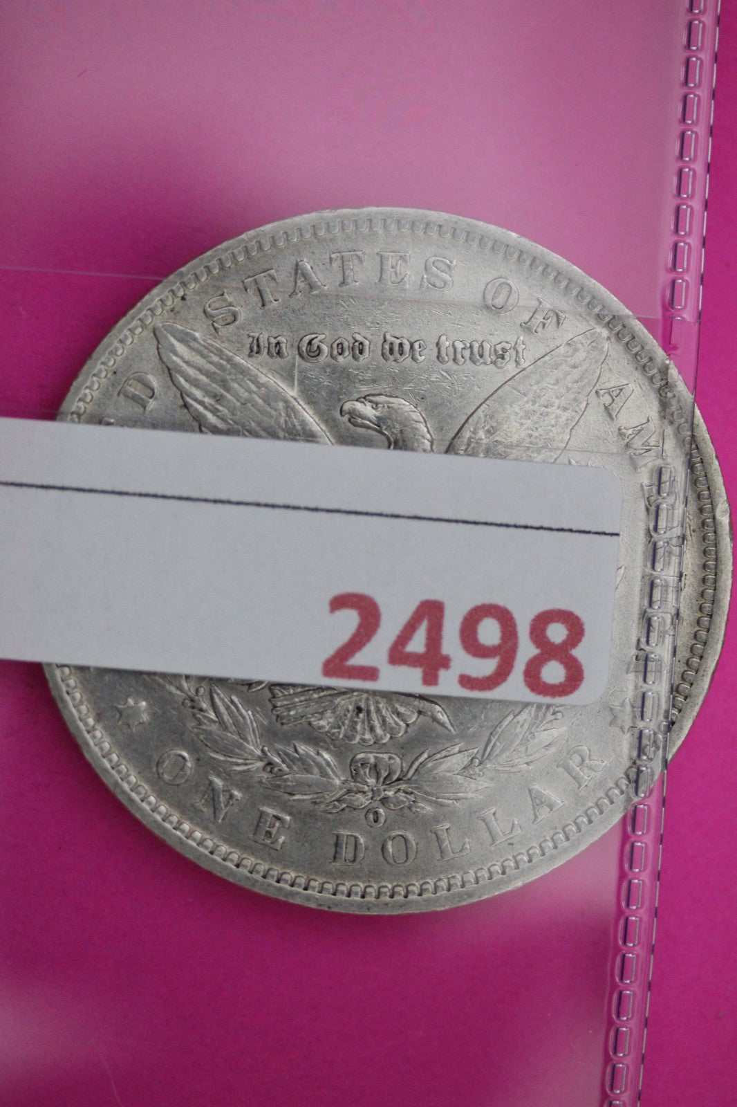 High Grade 1889 O Morgan Lady Liberty Rare Date Silver Dollar Authentic 2498