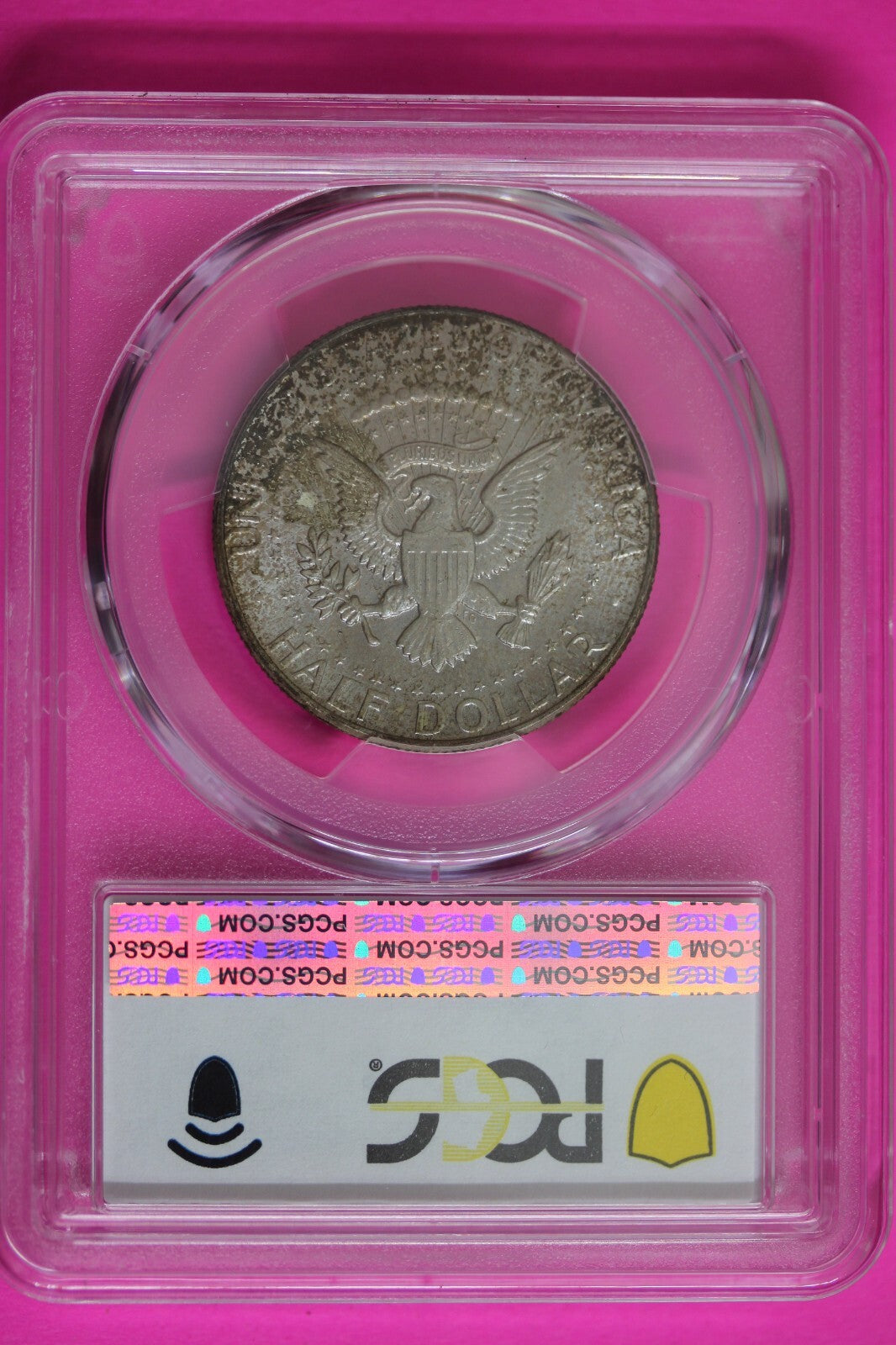 Gold Toned Color 1964 P MS 65 Kennedy Half Dollar PCGS Trueview Certified 701