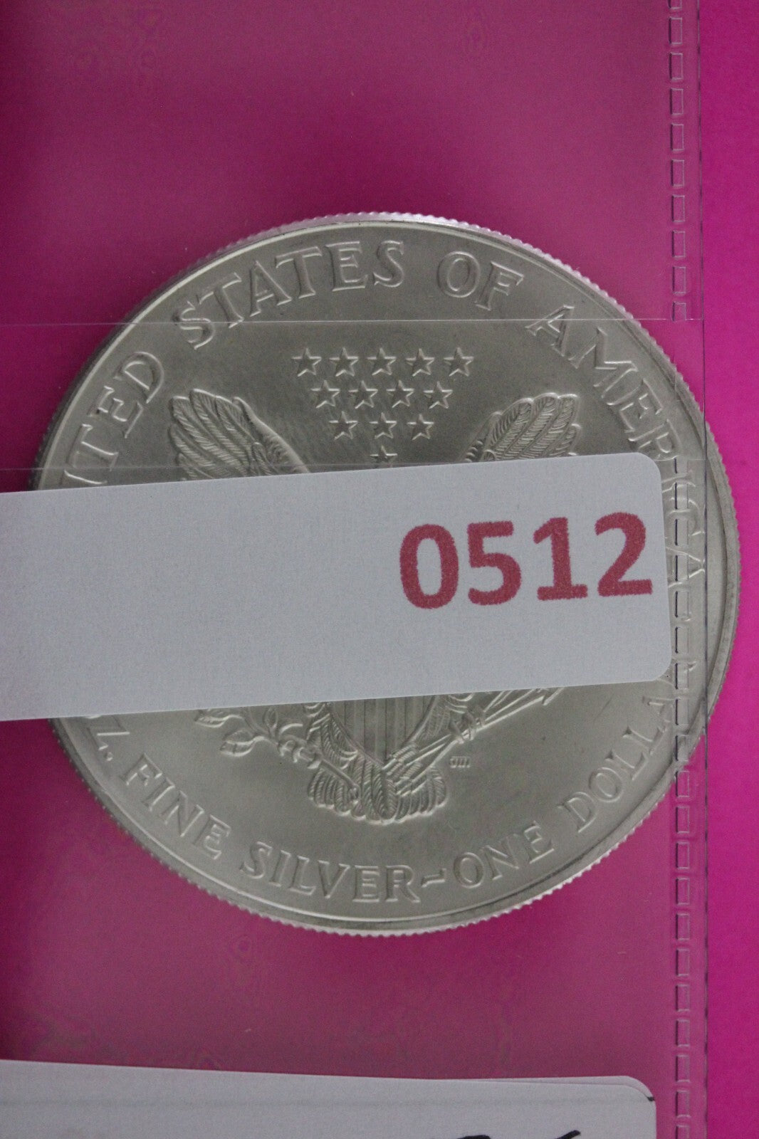 Colorized 2000 American Silver Eagle 1 Ounce .999 Fine Exact Coin Shown N0512