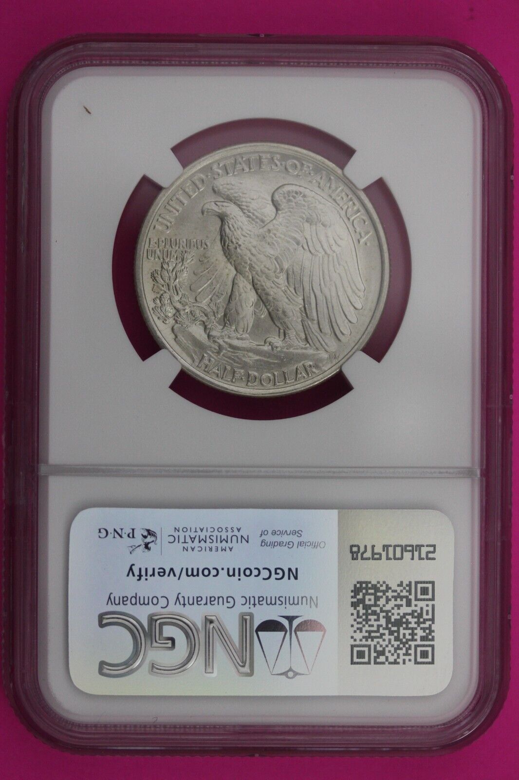 1936 P MS 63 Walking Liberty Half Dollar NGC Graded Certified Authentic 514