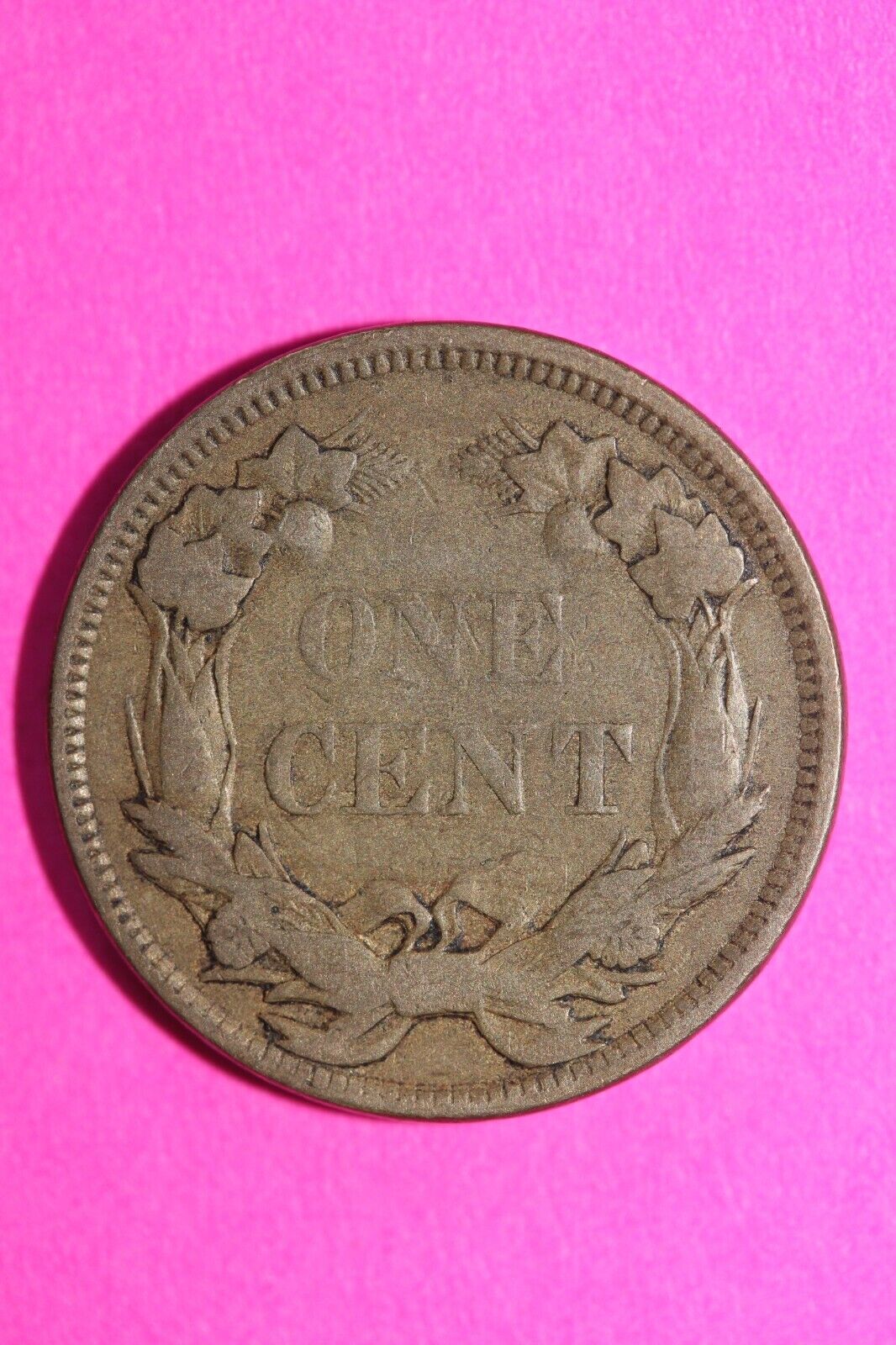 1858 Flying Eagle Cent Penny Exact Scarce Early Type Exact Coin as Pictured 62