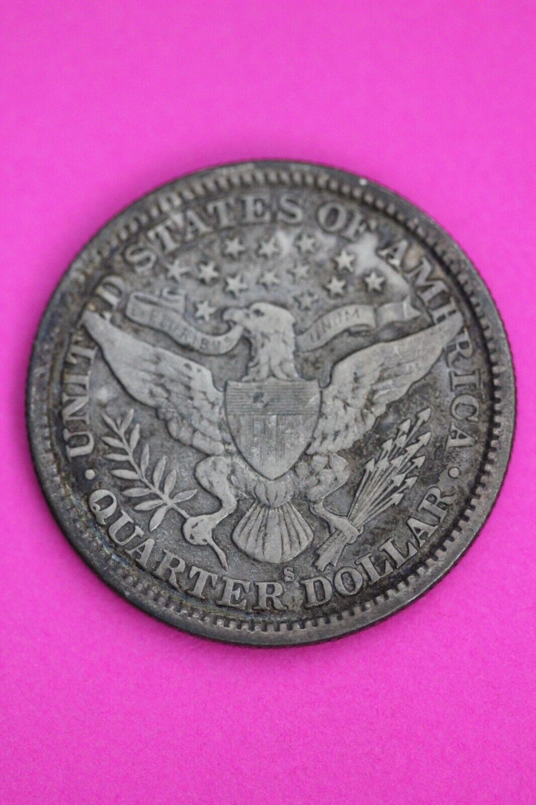 1898 S Barber Liberty Silver Quarter Scarce Semi Key Date Coin San Francisco 39