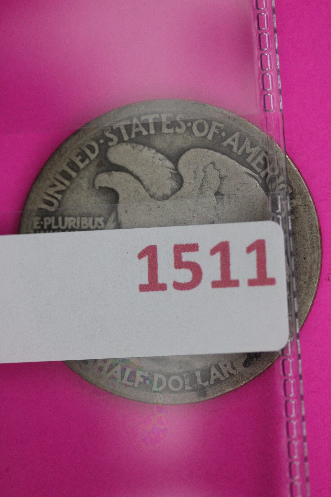 1917 Obverse S Walking Liberty Silver Half Dollar Guaranteed Authentic Coin 1511