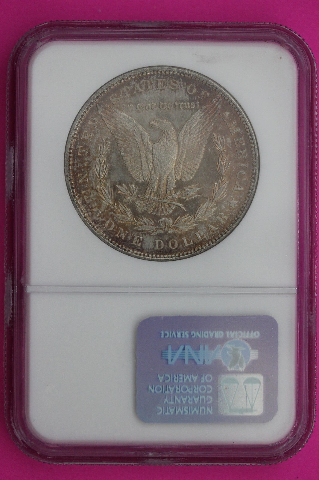 Nicely Toned 1888 P MS 64 Liberty Morgan Silver Dollar NGC Certified Slab 875