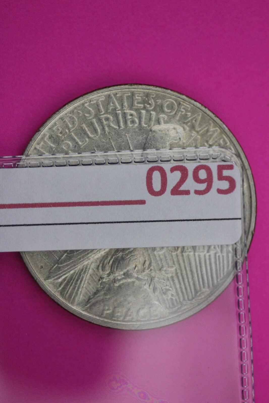 High Grade 1927 D Peace Silver Dollar LIberty Coin Guaranteed Authentic 0295N