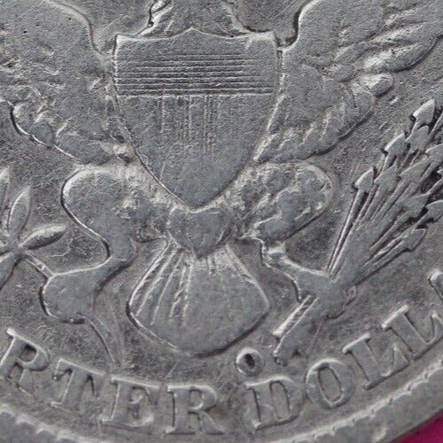 1894 O Barber Liberty Silver Quarter Scarce Semi Key Date New Orleans Mint 66