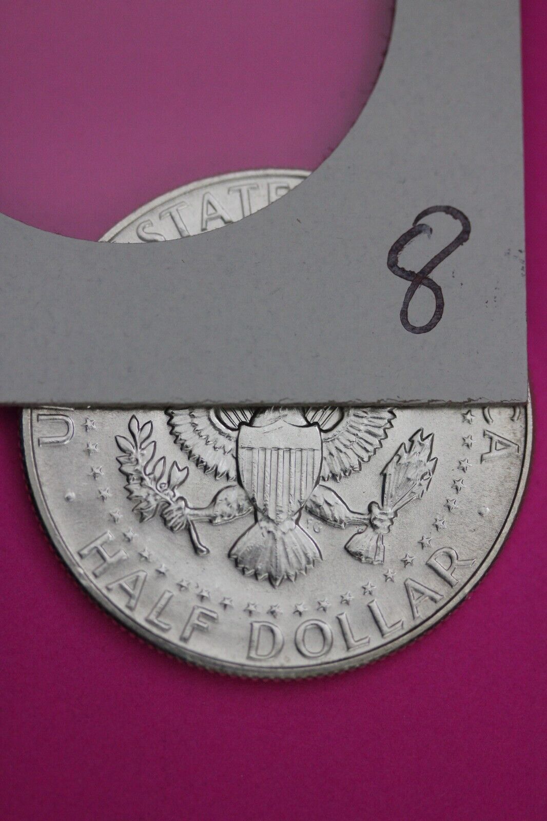 Gem BU 1968 D John F Kennedy Half Dollar 40% Silver Same Coin In Pics TOM 08
