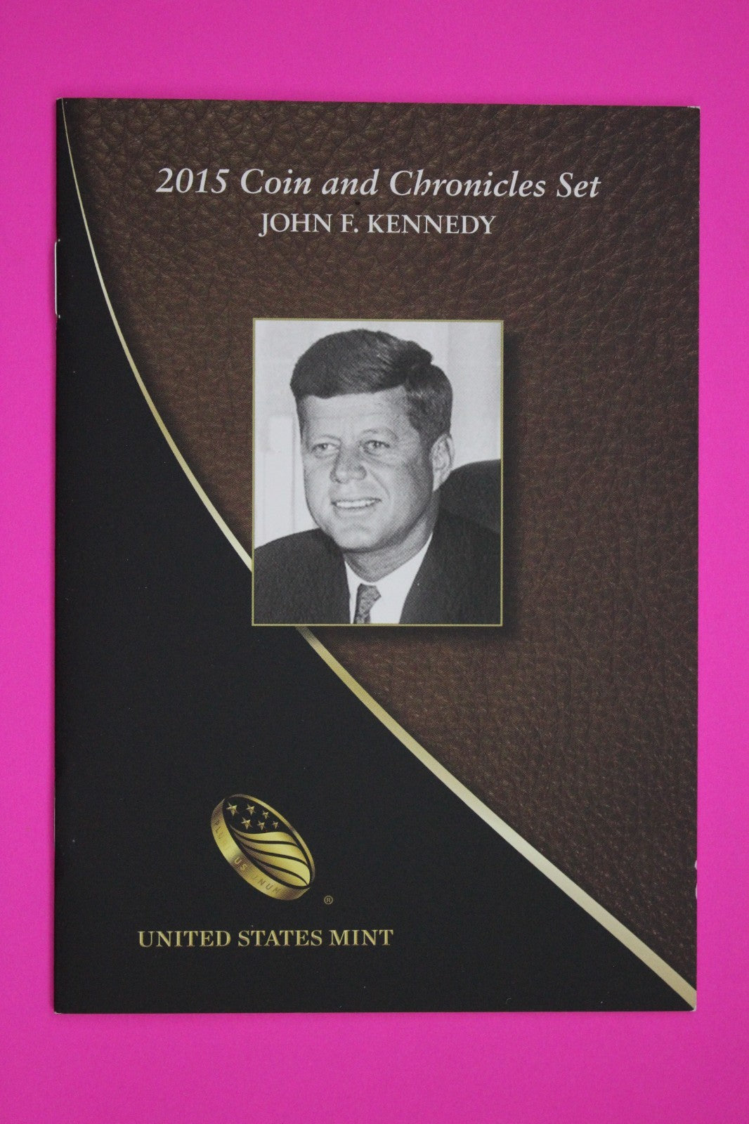 Gem 2015 John Kennedy Coins & Chronicles Mint Set 1 Ounce Silver Box & COA 7047