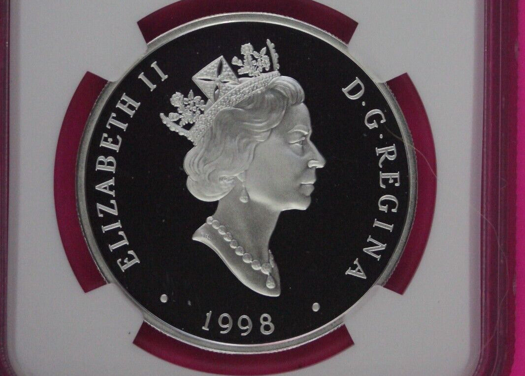 1998 PF 69 Ultra Cameo Canada Aviation Series Water Bomber $20 NGC Slab 1063