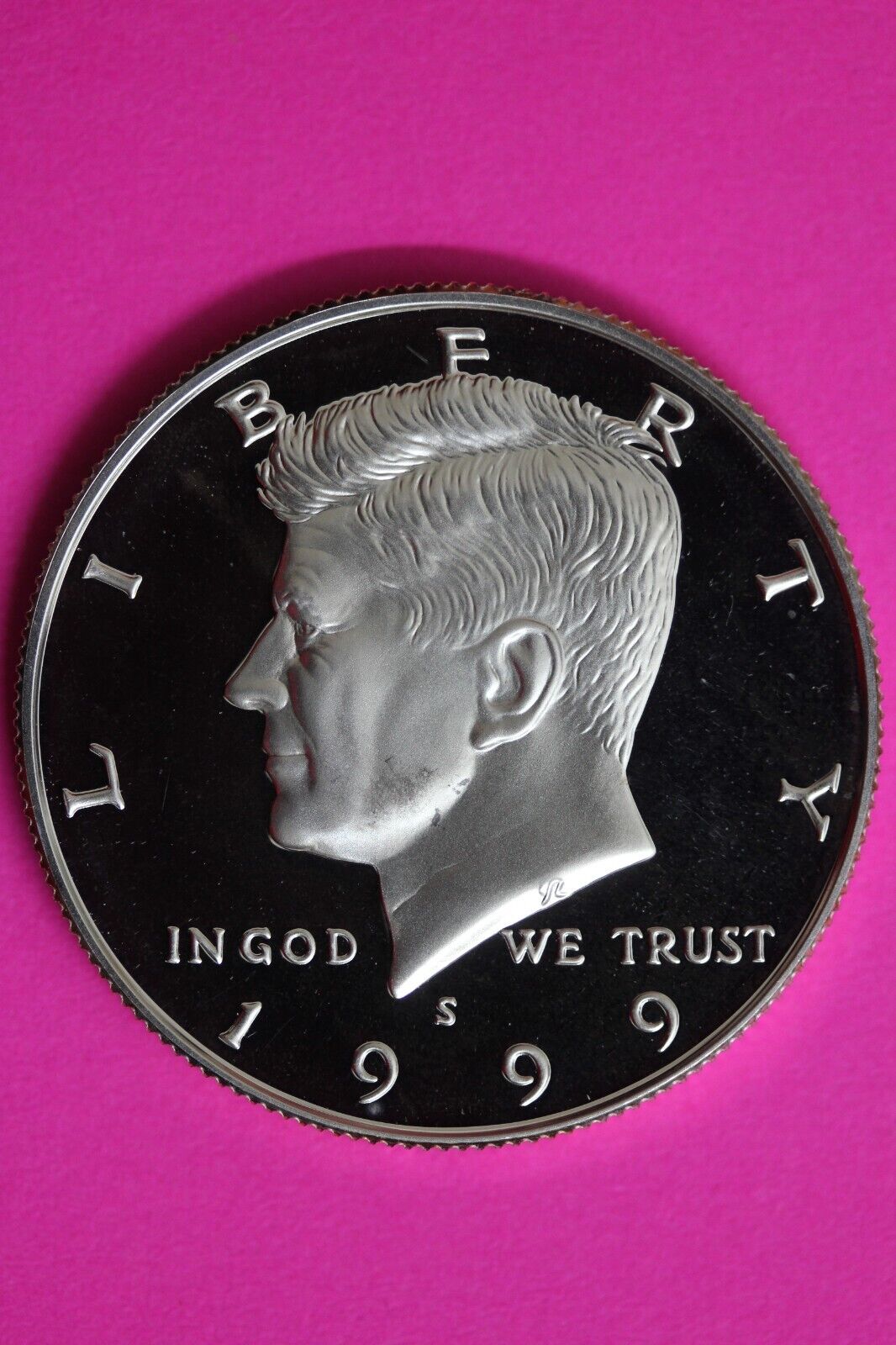 GEM Proof Silver 1999 S John F Kennedy Half Dollar Exact Coin Shown Tom 60