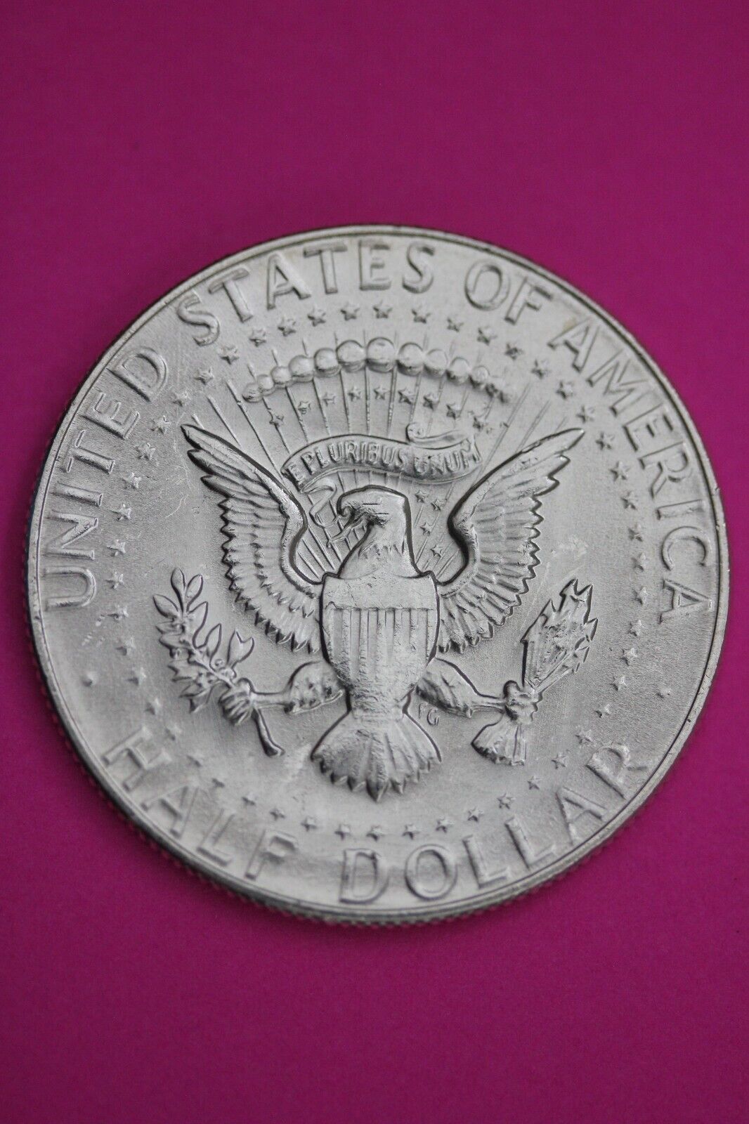 Gem BU 1969 D John F Kennedy Half Dollar 40% Silver Same Coin In Pics TOM 07