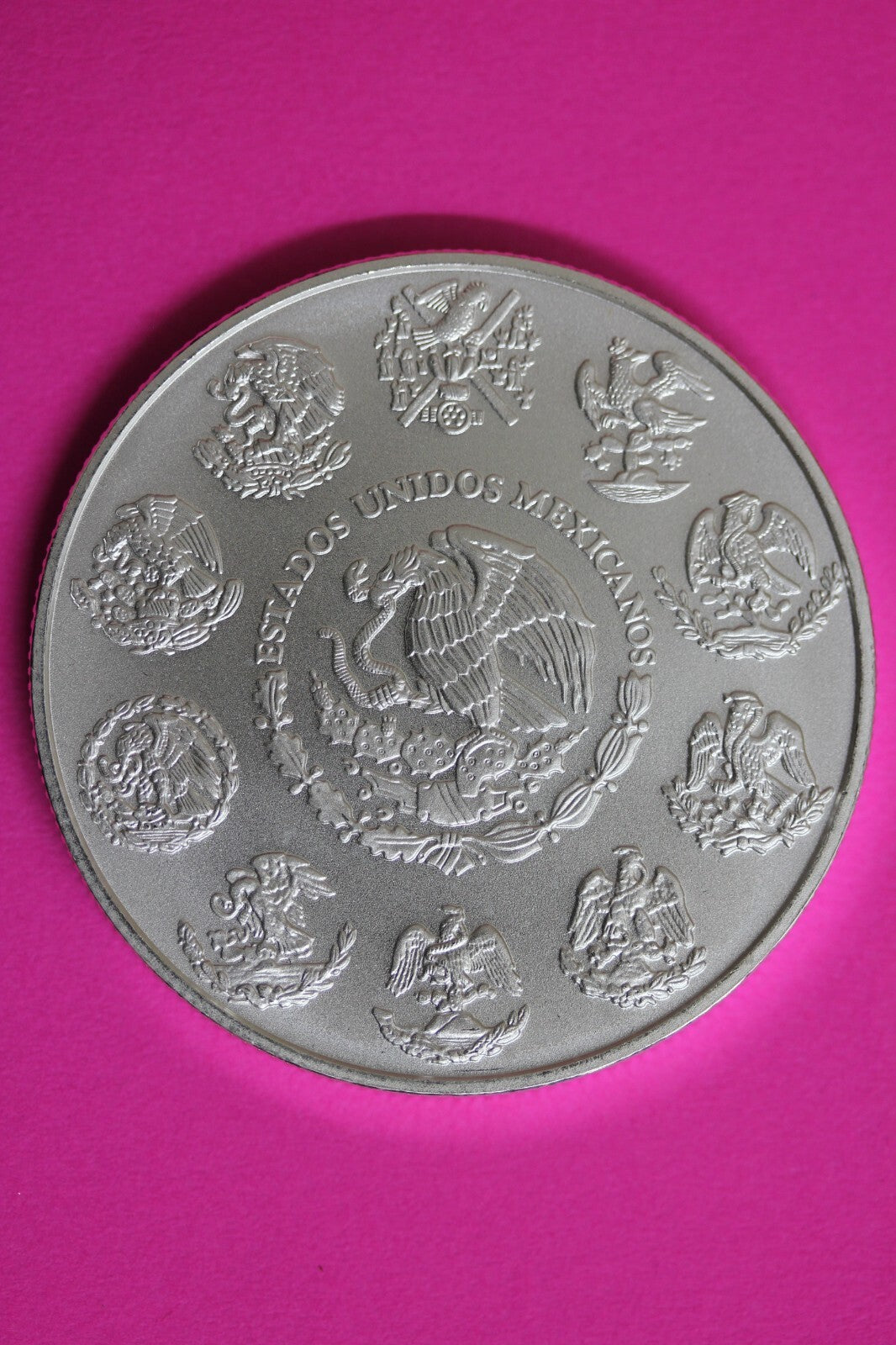 Gem BU 2016 Mexico Libertad Same Coin In Pics 1 Onza 1 OZ .999 Silver Coin 104