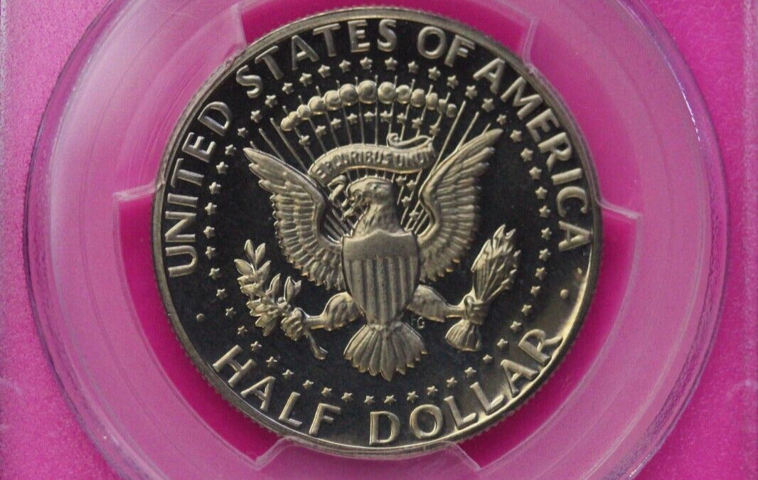 1980 S PR 69 Deep Cameo John Kennedy Clad Half Dollar JFK Label PCGS Slab 1115