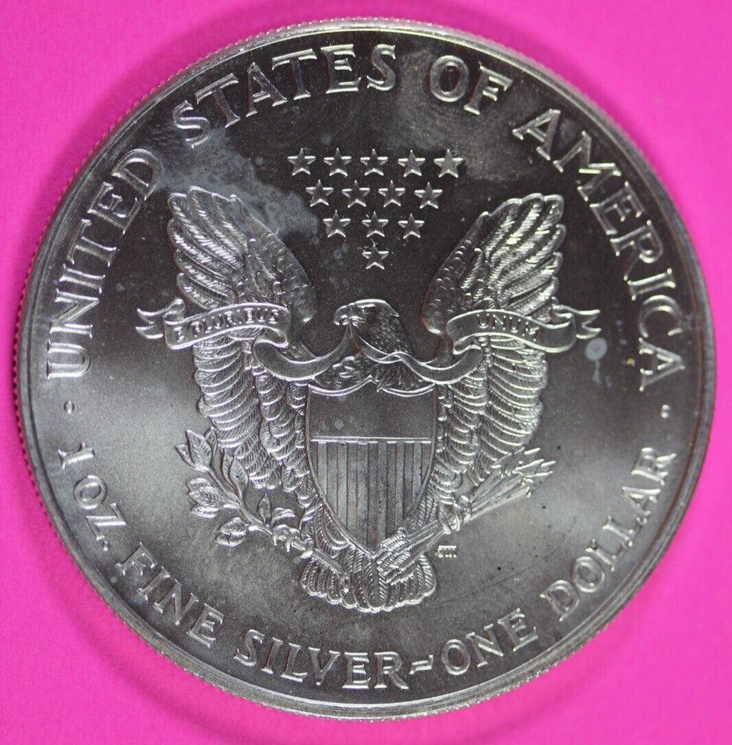 Colorized 1999 American Silver Eagle 1 Ounce .999 Fine Exact Coin Shown 183