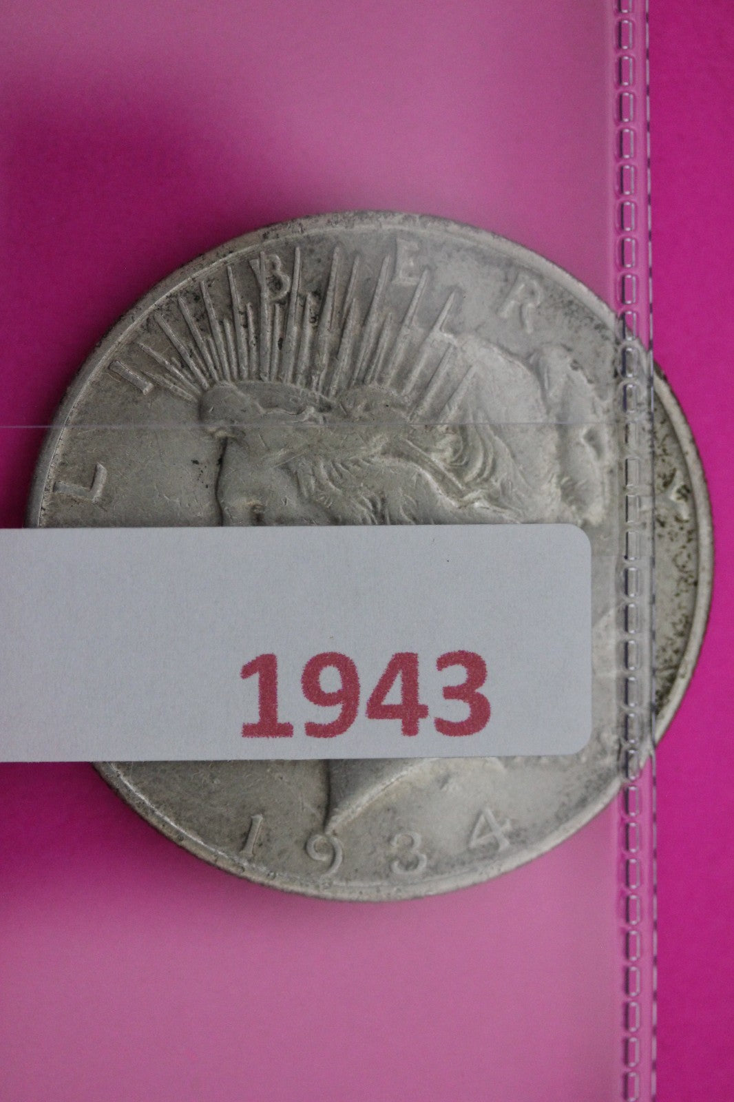 1934 S Peace Silver Dollar LIberty Coin Guaranteed Authentic U.S.A. Seller 1943