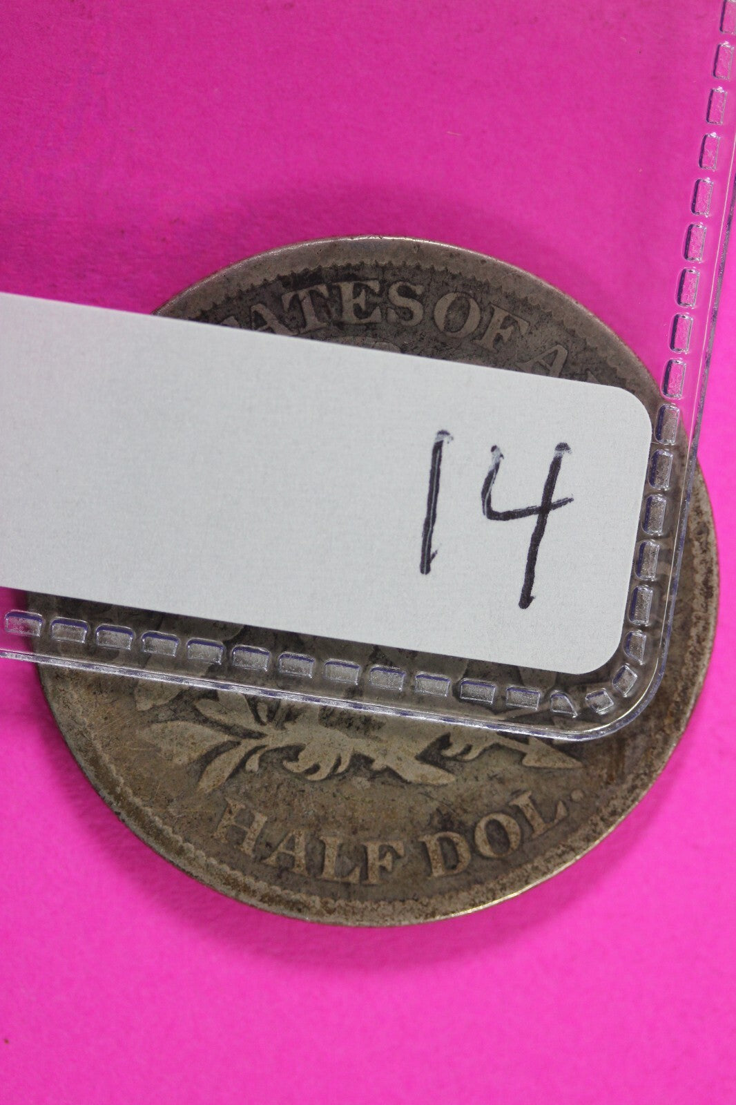 1876 P Seated Liberty Half Dollar Silver Semi Key Date Exact Coin In Pics 14