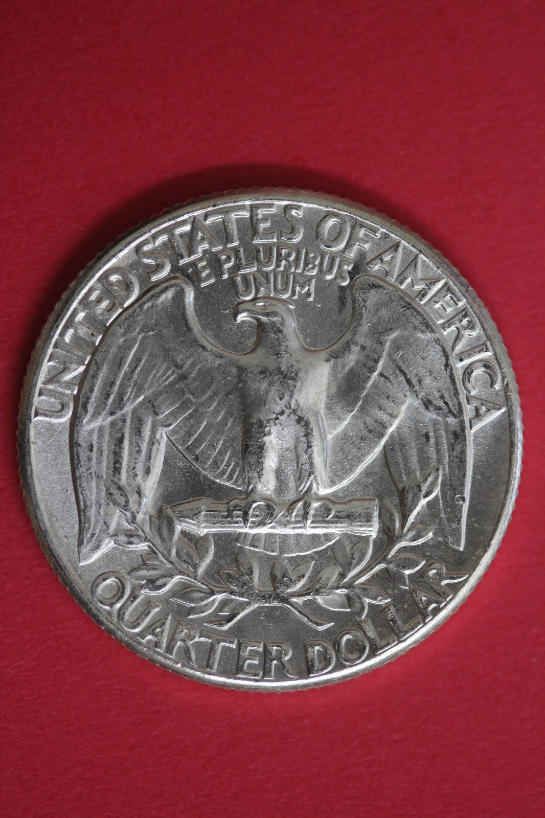 1963 Uncirculated Type B Reverse George Washington Quarter Exact Coin OCE 38