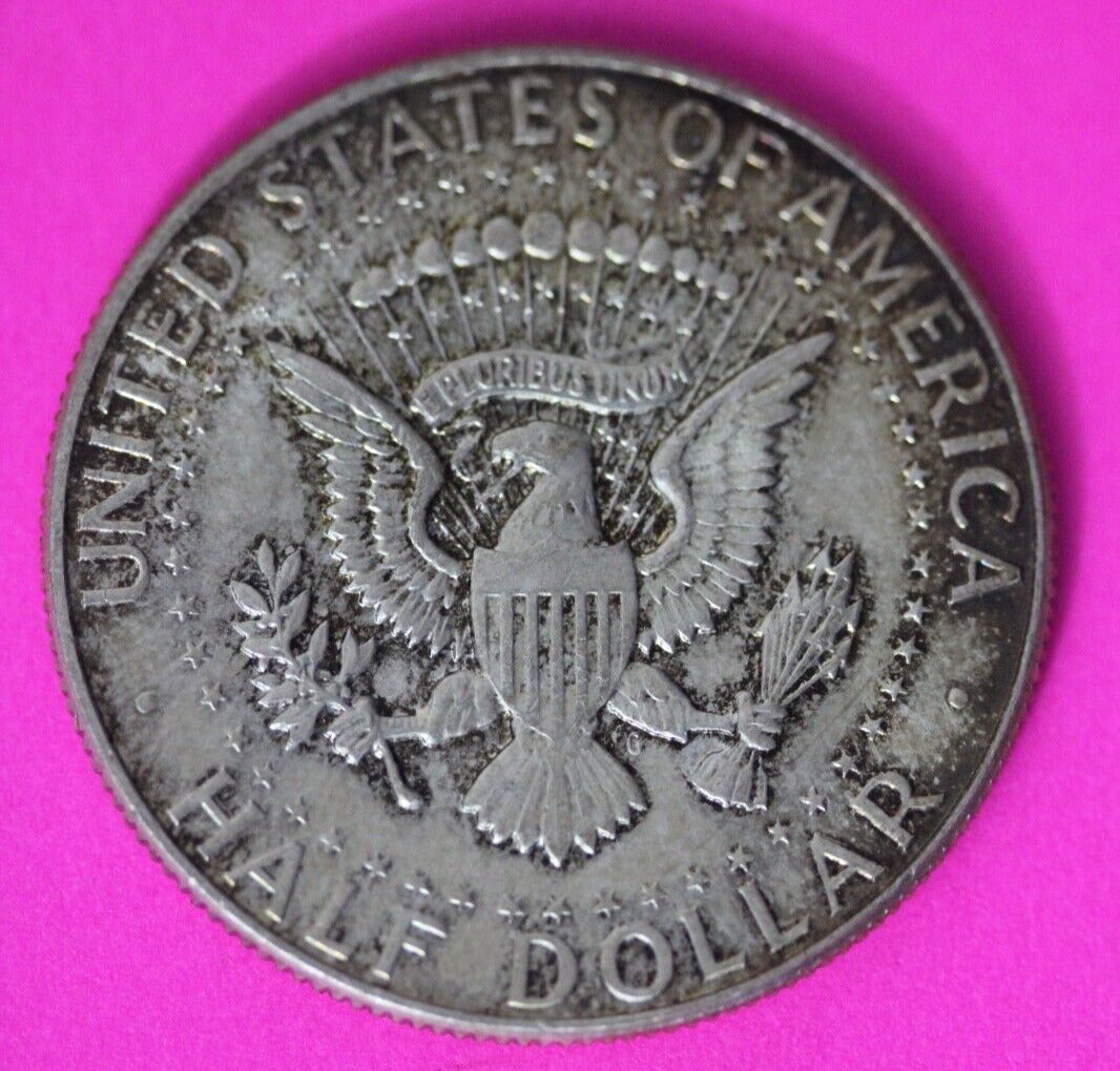 Nicely Toned 1964 P John F Kennedy Silver Half Dollar Exact Gem Coin Shown 06