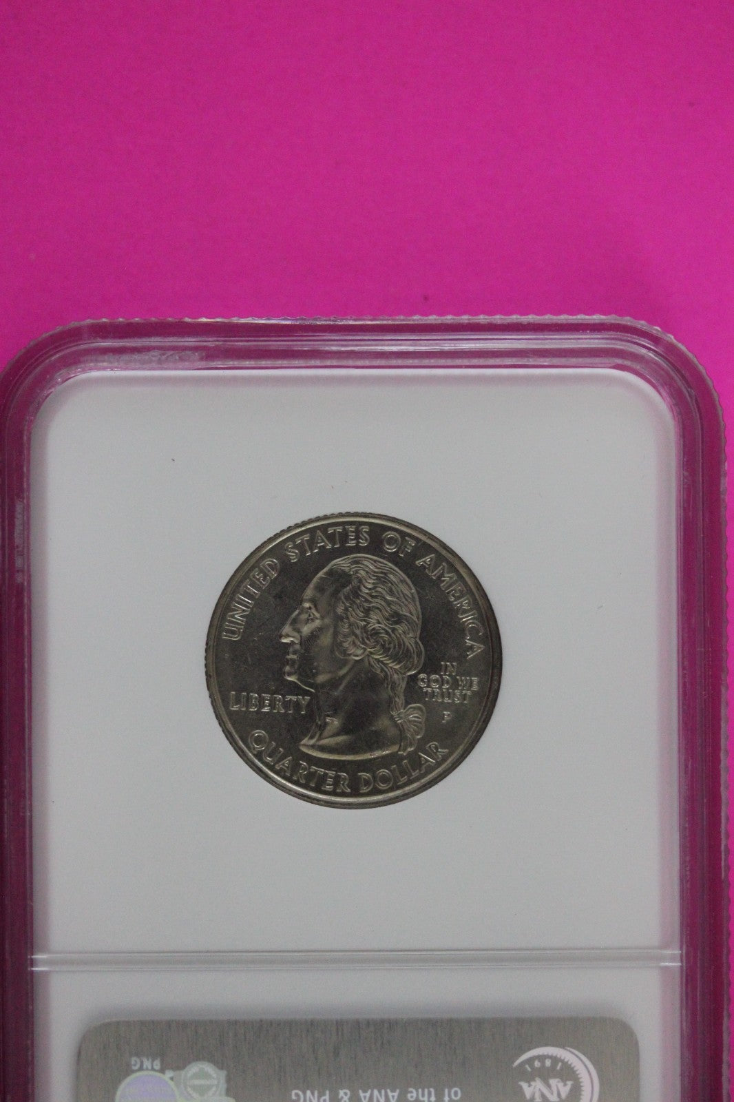Mint Error Reverse Die Break 2005 P MS 62 West Virginia Quarter NGC Graded 163