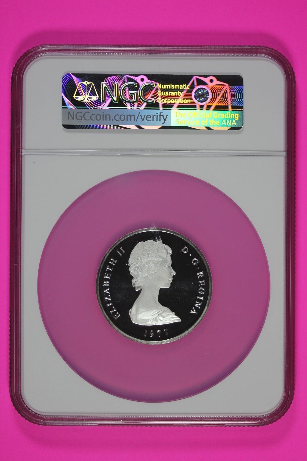 Top Pop Finest Known 1977 PF 69 Turks 50 Cr 4 Ages Of Victoria Silver NGC 7024