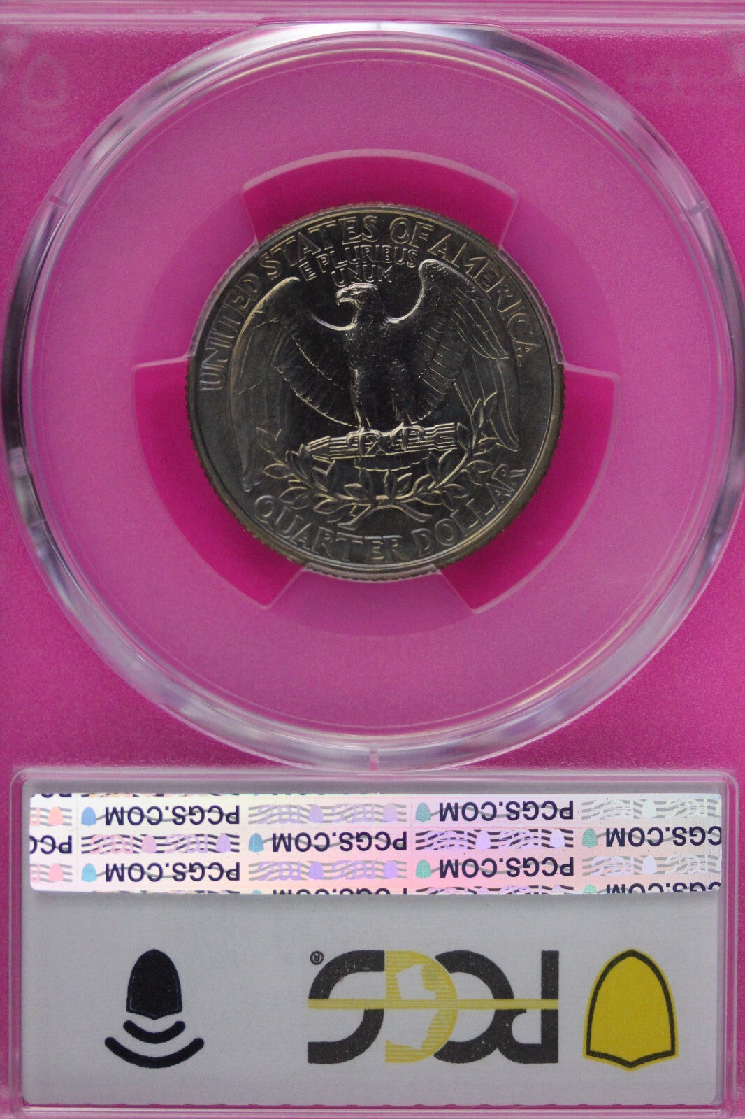 Toned 1995 D MS 66 Washington Quarter PCGS Graded Certified Authentic Slab 102