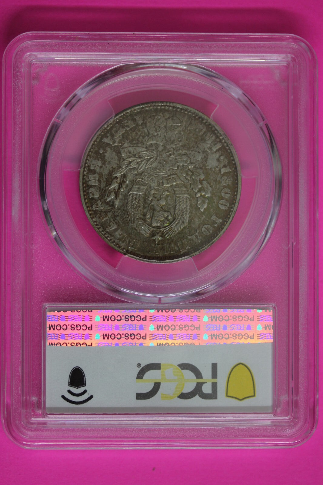 Color Toned 1981 PR 66 Bulgaria 25 Leva Mother and Child PCGS Trueview 1116