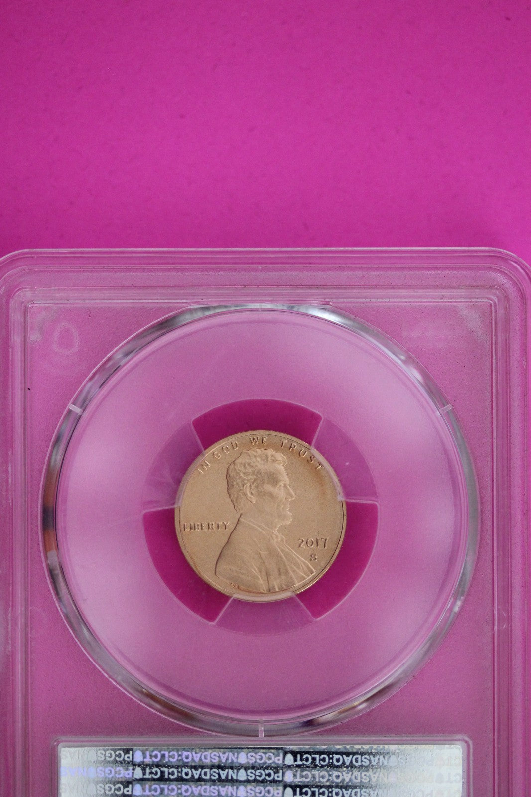 2017 S SP 68 Red Enhanced Abraham Lincoln Shield Cent NGC Certified Graded 1284